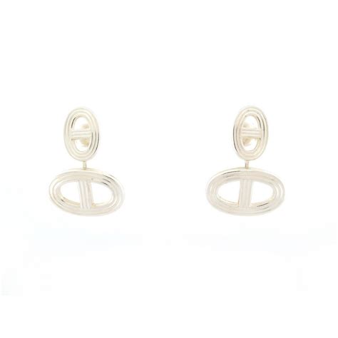 boucles d oreilles hermes argent|Bijouterie et montres Bijouterie argent .